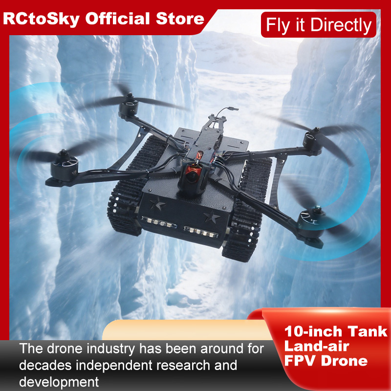 Foxeer Reaper Extreme 2.5W Vtx - B-CUBE 10-inch Tank Land-air FPV Drone