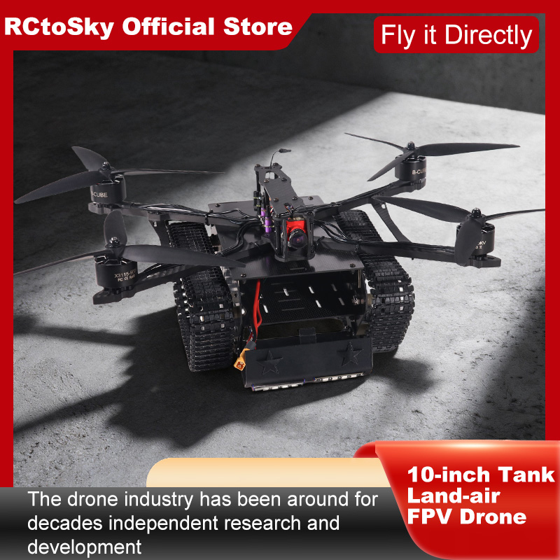 B-CUBE 10-inch Tank Land-air F - Foxeer Reaper Extreme 2.5W Vtx review and price